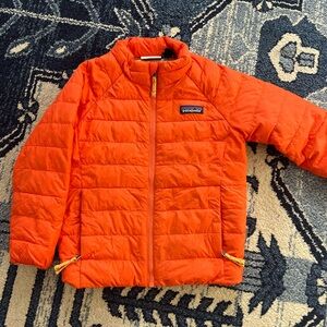 EUC Patagonia Vibrant Orange Quilted Jacket